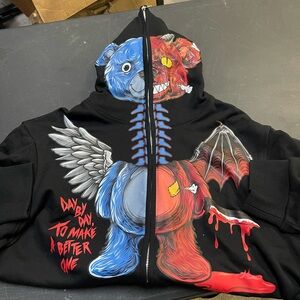 Custom Good & Evil full zip jacket